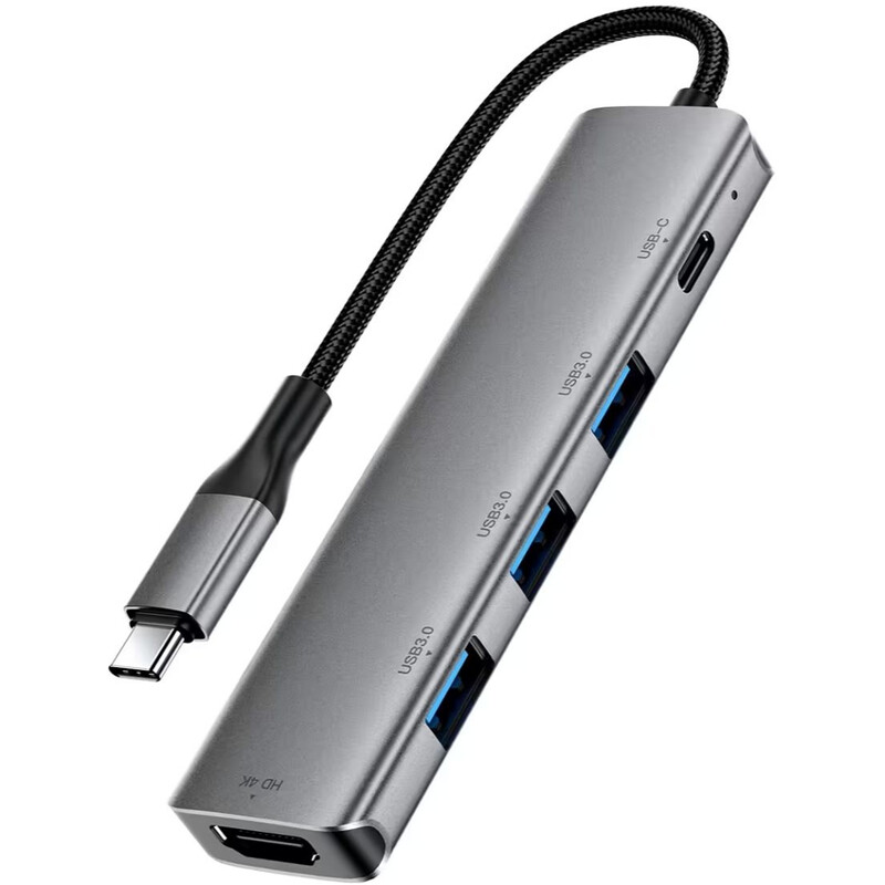 USB-хаб Acefast J16 USB Type-C 5-в-1 (6974316285915)