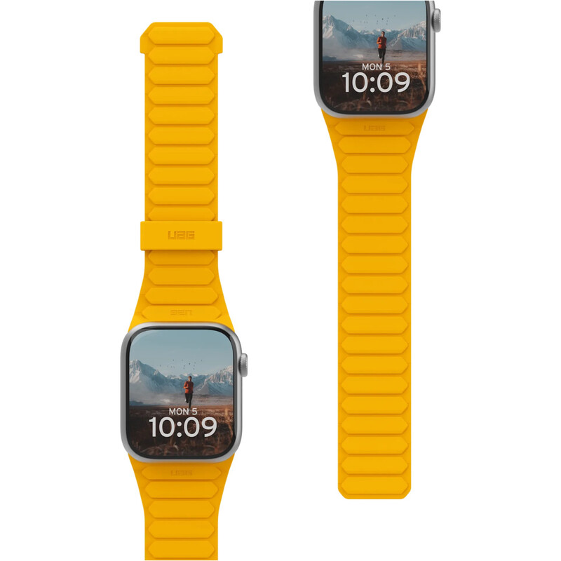 Ремінець UAG Pathfinder для Apple Watch Ultra 2 49mm/45mm/44mm Heritage Yellow/Black (194161118240)