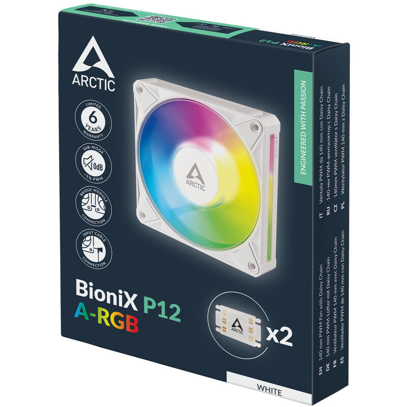 Вентилятор Arctic BioniX P14 A-RGB White (ACFAN00340A)