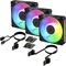 Фото - Вентилятор Arctic BioniX P12 A-RGB Black 3-Pack (ACFAN00337A) | click.ua