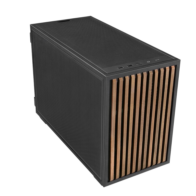 Корпус Lian Li B4-mATX WOOD Black (G99.B4X-WD.00)