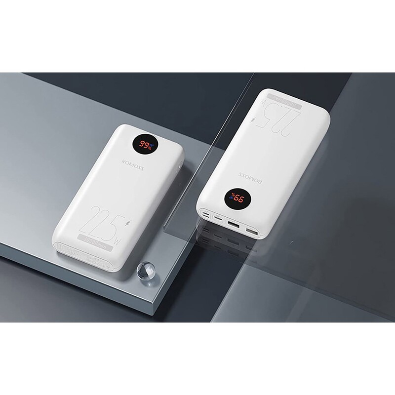 Універсальна мобільна батарея Romoss PSW30 30000mAh 22.5W White (PSW30-152-1111H)
