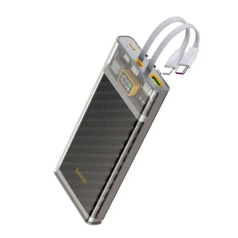 Универсальная мобильная батарея Hoco J104 Discovery Edition 10000mAh, 22.5W Grey (6931474788955)