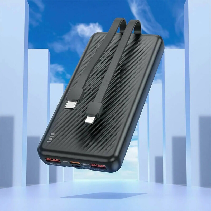 Універсальна мобільна батарея Borofone BJ57 Graceful 10000mAh, 22.5W Black (6941991111846)