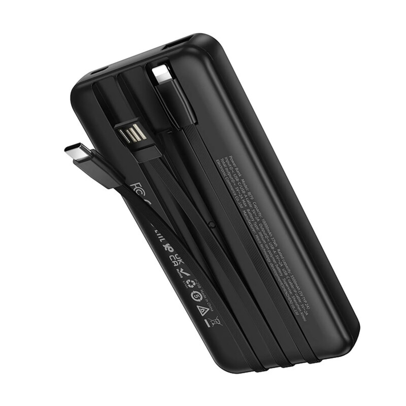 Універсальна мобільна батарея Borofone BJ79 Clever 10000mAh, 10W Black (6941991121531)