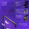 Фото - Пантограф Proove Gaming Arrow Black (PMAR00010001) | click.ua