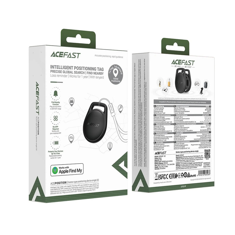 Беспроводной трекер Acefast S2 (6974316285083)