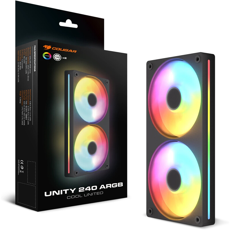 Вентилятор Cougar Unity 240-FB ARGB Black