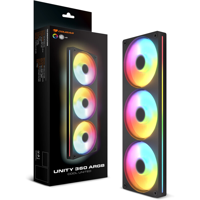 Вентилятор Cougar Unity 360-RB ARGB Black