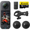Фото - Экшн-камера Insta360 X5 Motorcycle Multiview Bundle Black (CINSAAHA/MOTO) | click.ua