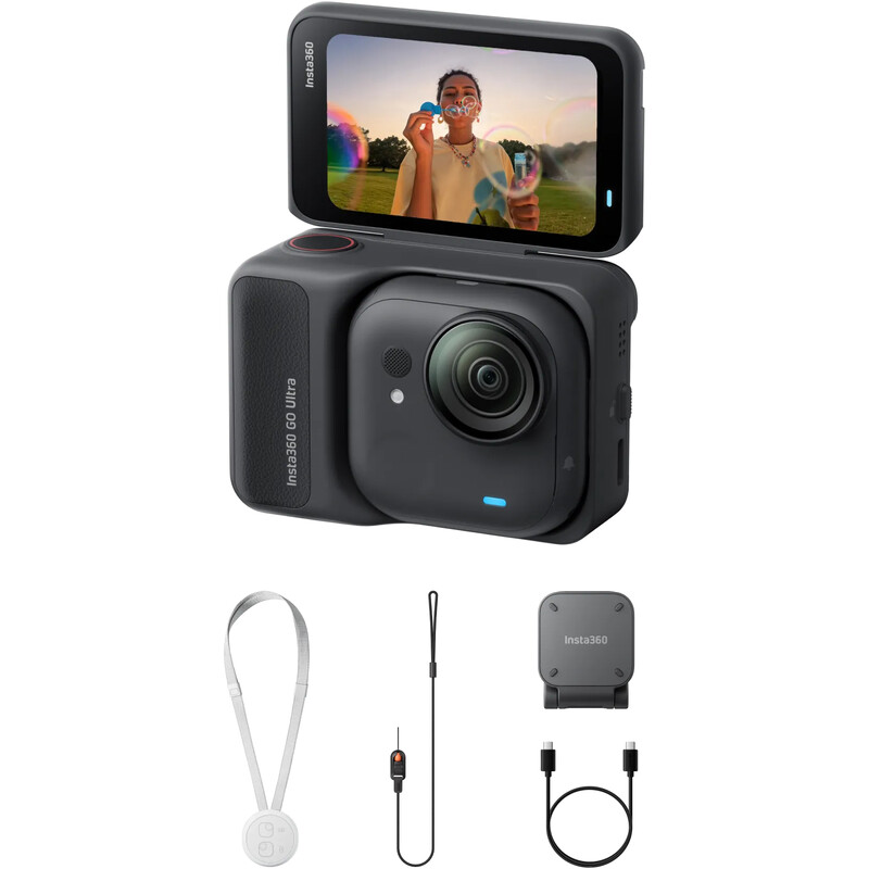 Экшн-камера Insta360 Go Ultra Standard Bundle Cosmic Black (CINSABEA/BLACK)