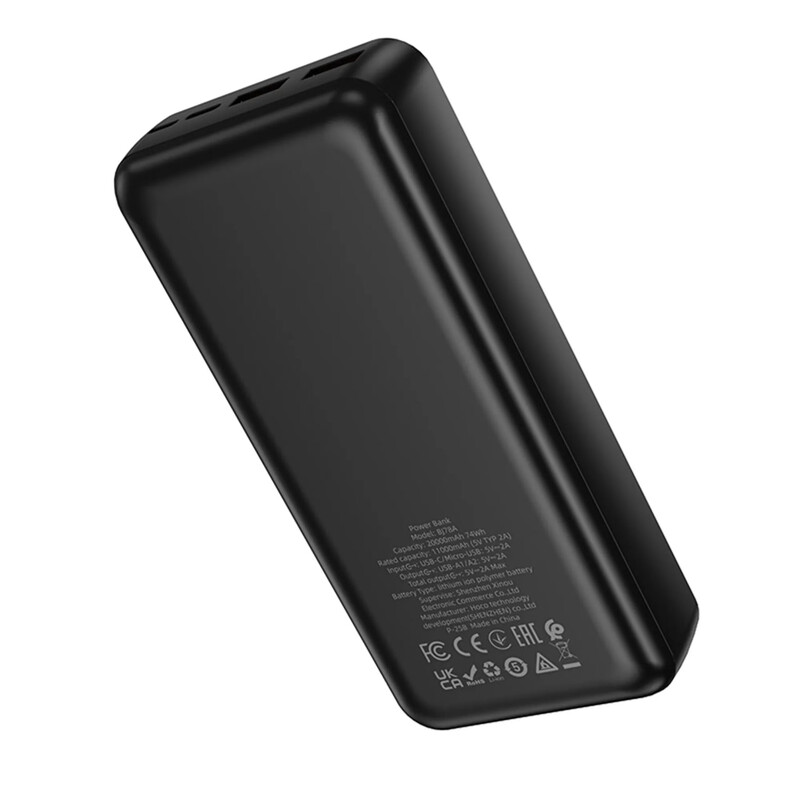 Універсальна мобільна батарея Borofone BJ78A Clever 20000mAh, 22.5W Black (6941991121494)