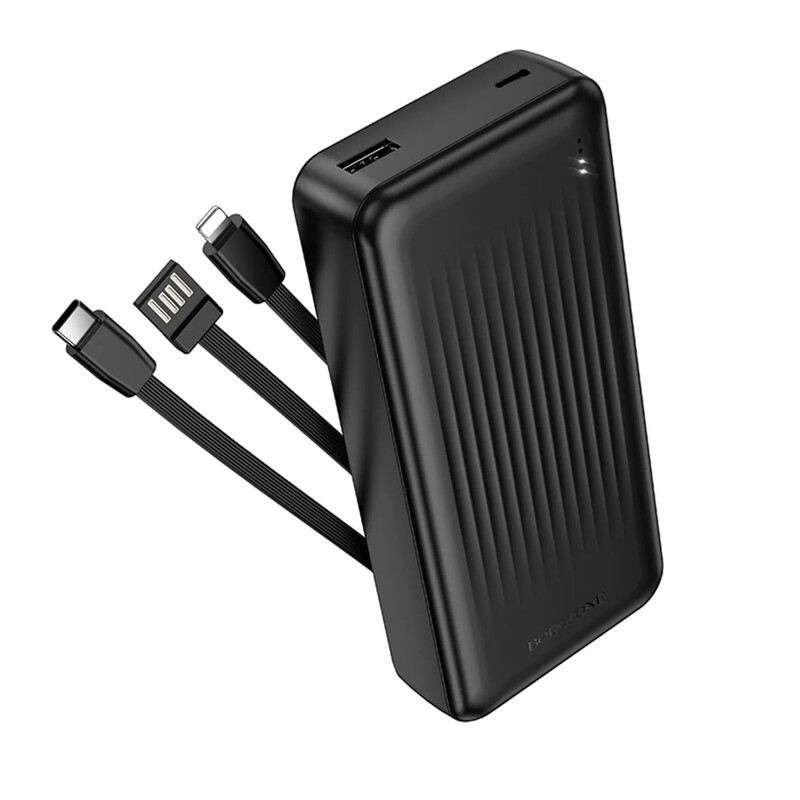 Універсальна мобільна батарея Borofone BJ79A Clever 20000mAh, 10W Black (6941991121555)