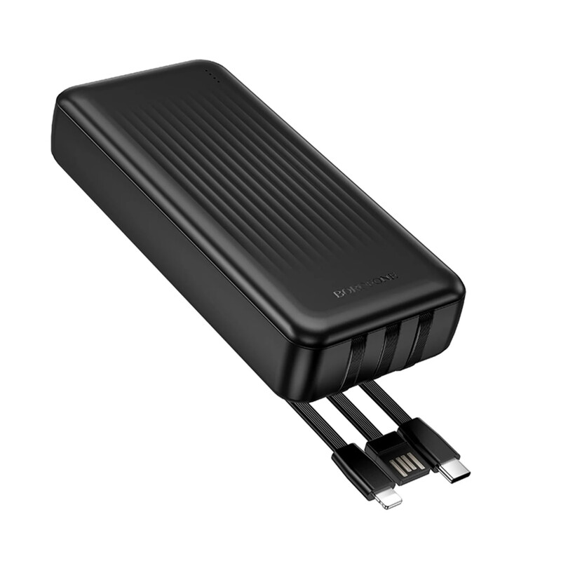 Універсальна мобільна батарея Borofone BJ79A Clever 20000mAh, 10W Black (6941991121555)