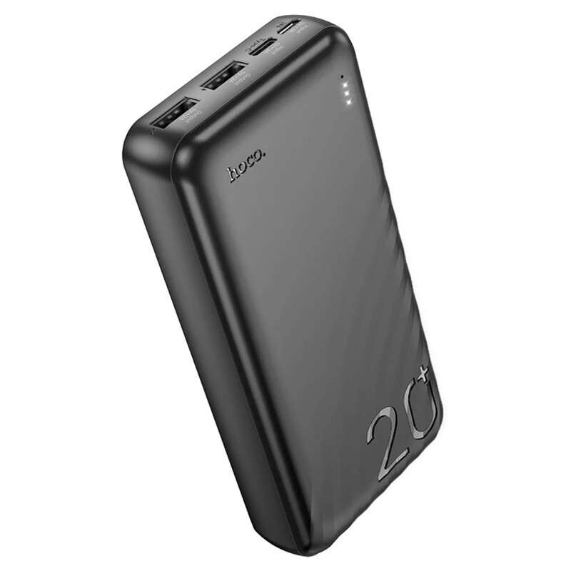 Універсальна мобільна батарея Hoco J123A Element 20000mAh, 10W Black (6942007612067)