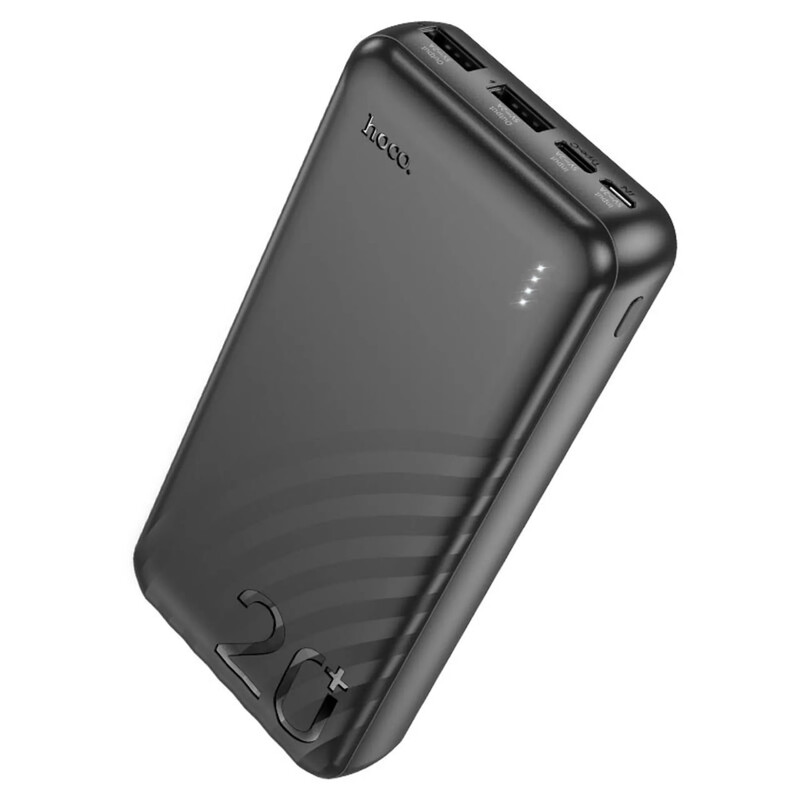 Універсальна мобільна батарея Hoco J123A Element 20000mAh, 10W Black (6942007612067)