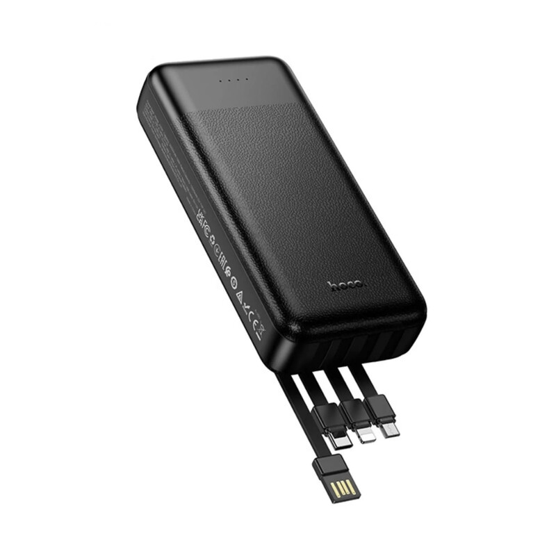 Універсальна мобільна батарея Hoco J163A Wonderful 20000mAh, 10W Black (6942007664592)