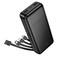 Фото - Універсальна мобільна батарея Hoco J163A Wonderful 20000mAh, 10W Black (6942007664592) | click.ua