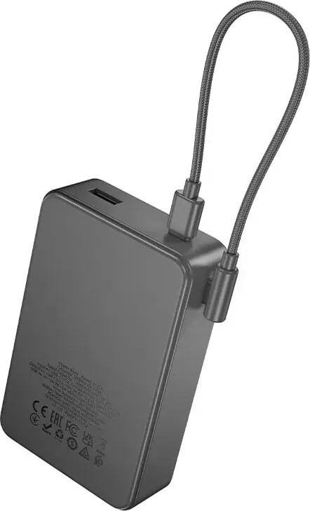 Універсальна мобільна батарея Hoco J170A Starlight 20000mAh, 22.5W Metal Grey (6942007672702)