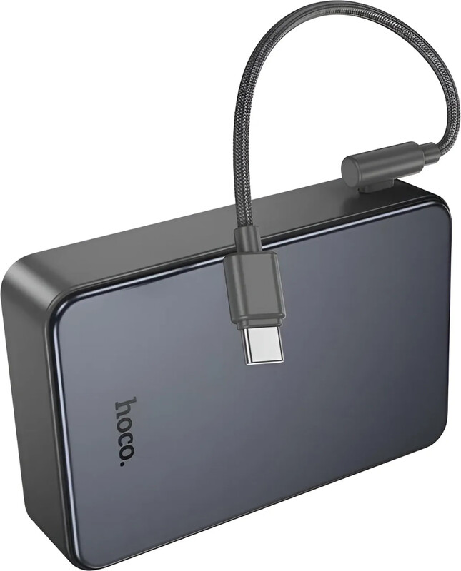 Універсальна мобільна батарея Hoco J170A Starlight 20000mAh, 22.5W Metal Grey (6942007672702)