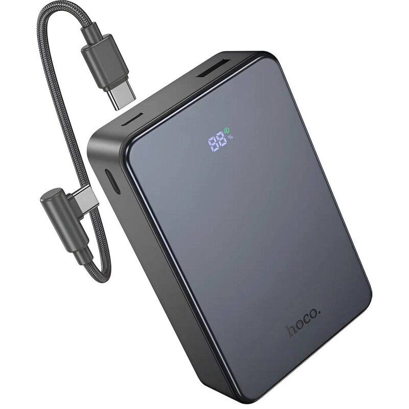 Універсальна мобільна батарея Hoco J170A Starlight 20000mAh, 22.5W Metal Grey (6942007672702)