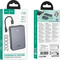 Фото - Універсальна мобільна батарея Hoco J170A Starlight 20000mAh, 22.5W Metal Grey (6942007672702) | click.ua
