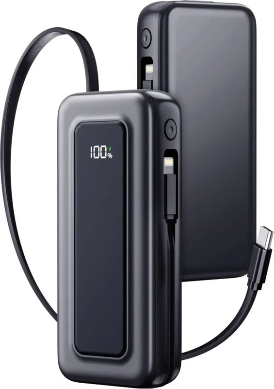 Універсальна мобільна батарея Atria 10000mAh, 35W Black (WPD-35S)
