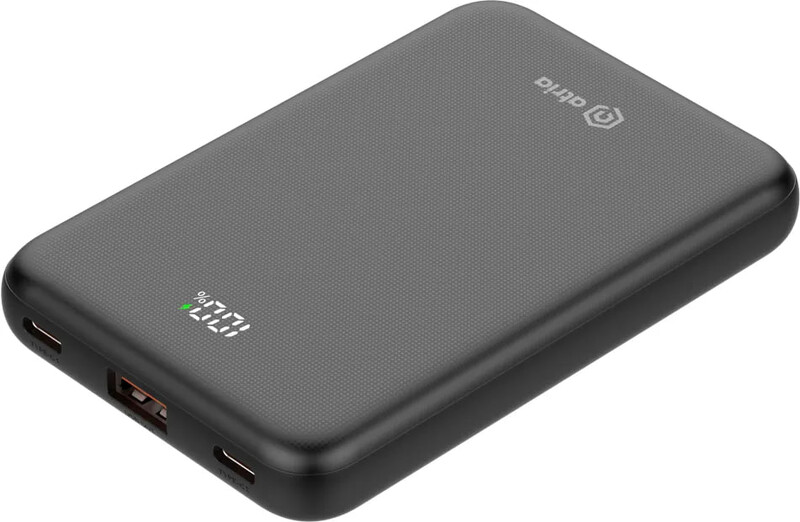 Універсальна мобільна батарея Atria 10000mAh, 22.5W Black (WPD-P91)