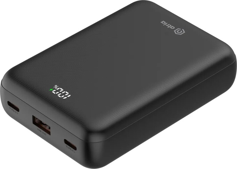 Універсальна мобільна батарея Atria 20000mAh, 22.5W Black (WPD-P92)