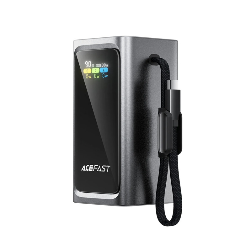 Універсальна мобільна батарея Acefast M33 20000mAh, 100W Metal Grey (6974316286363)