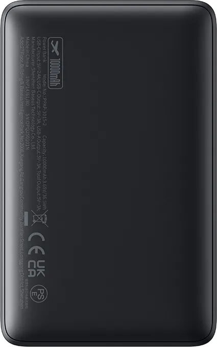 Универсальная мобильная батарея Baseus EnerFill FP11 10000mAh, 15W Cosmic Black (P1008210C123-00)