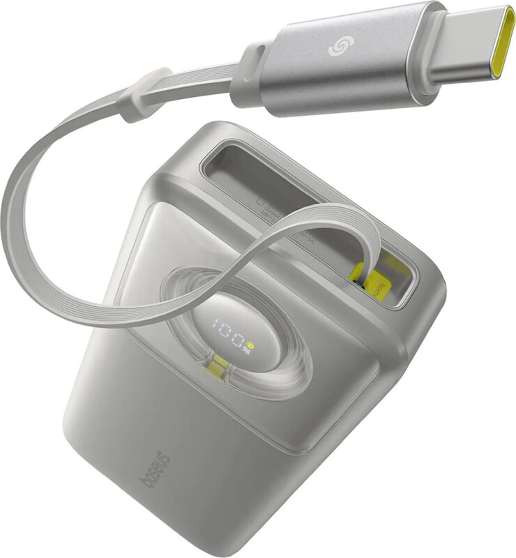 Універсальна мобільна батарея Baseus Free2Pull 20000mAh, 65W Lunar Grey (P10073700843-00)