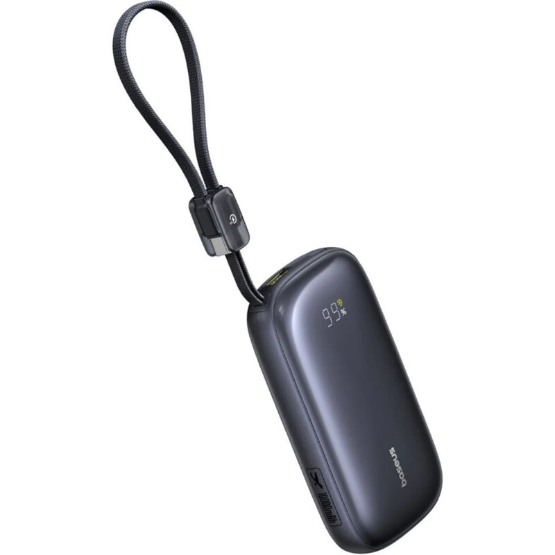 Універсальна мобільна батарея Baseus EnerFill FC21 Qpow 3 Ultra 20000mAh, 22.5W Cosmic Black (E0027M00)