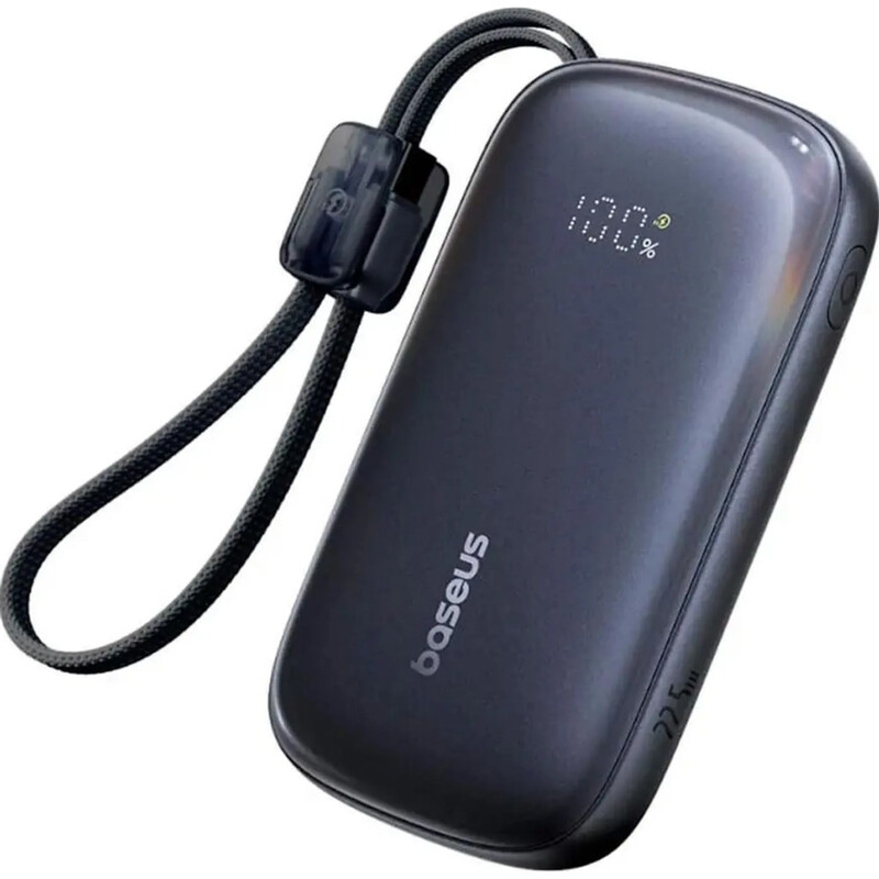 Універсальна мобільна батарея Baseus EnerFill FC21 Qpow 3 Ultra 20000mAh, 22.5W Cosmic Black (E0027M00)