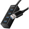 Фото - USB-хаб Axagon Mini hub SuperSpeed USB Black (HUE-M1A) | click.ua