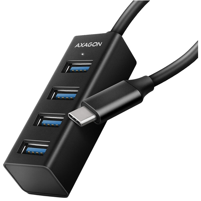 USB-хаб Axagon Mini hub SuperSpeed USB-C Black (HUE-M1C)