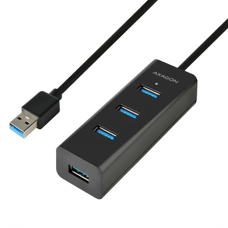 USB-хаб Axagon Charging hub USB3.0 Black (HUE-S2BL)