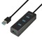 Фото - USB-хаб Axagon Charging hub USB3.0 Black (HUE-S2BP) | click.ua