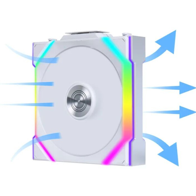Вентилятор Lian Li Uni Fan SL Wireless 120 Reverse Blade 3-Pack A-RGB White (G99.12RSL1W3W.00)