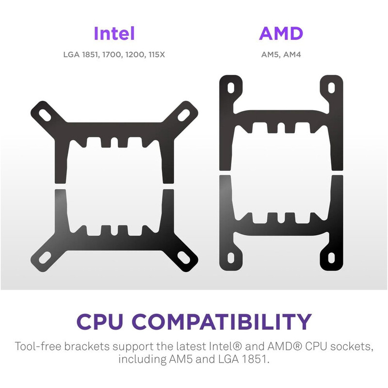 Система водяного охолодження NZXT Kraken Plus 240 Black (RL-KN240-B2)