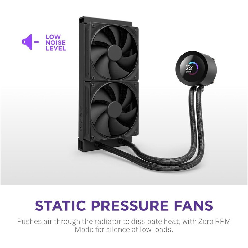 Система водяного охолодження NZXT Kraken Plus 240 Black (RL-KN240-B2)