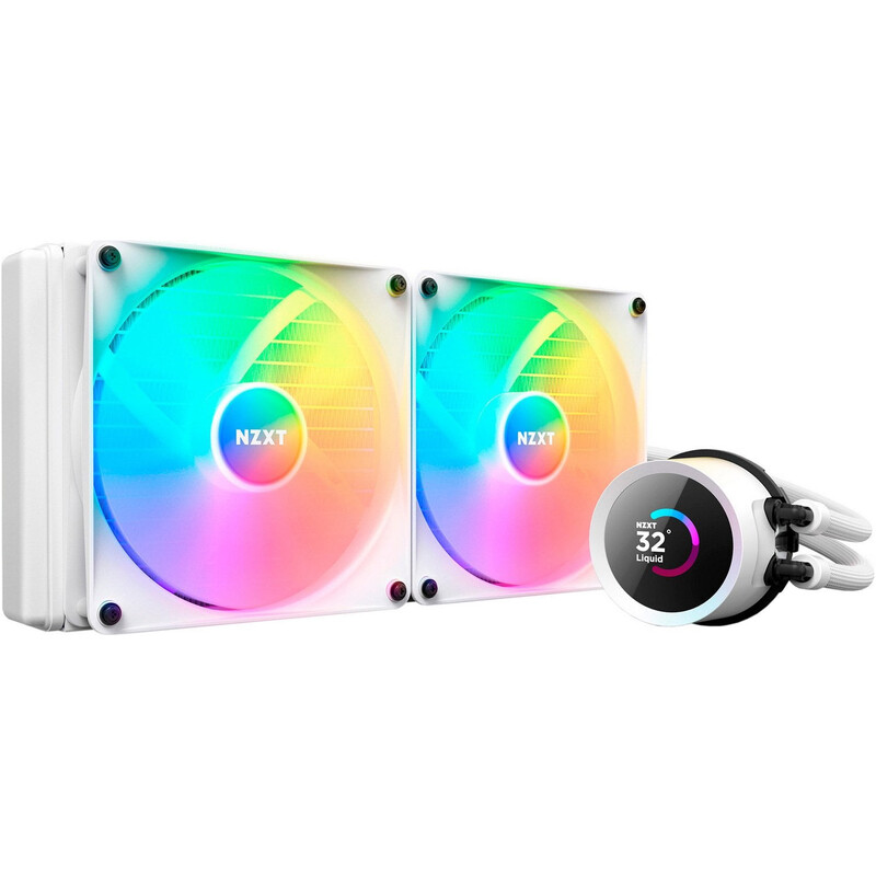 Система водяного охолодження NZXT Kraken 280 RGB White (RL-KR280-W1)