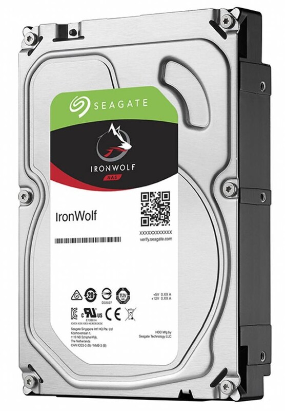Накопитель HDD SATA 4.0TB Seagate IronWolf NAS 5900rpm 64MB (ST4000VN008)