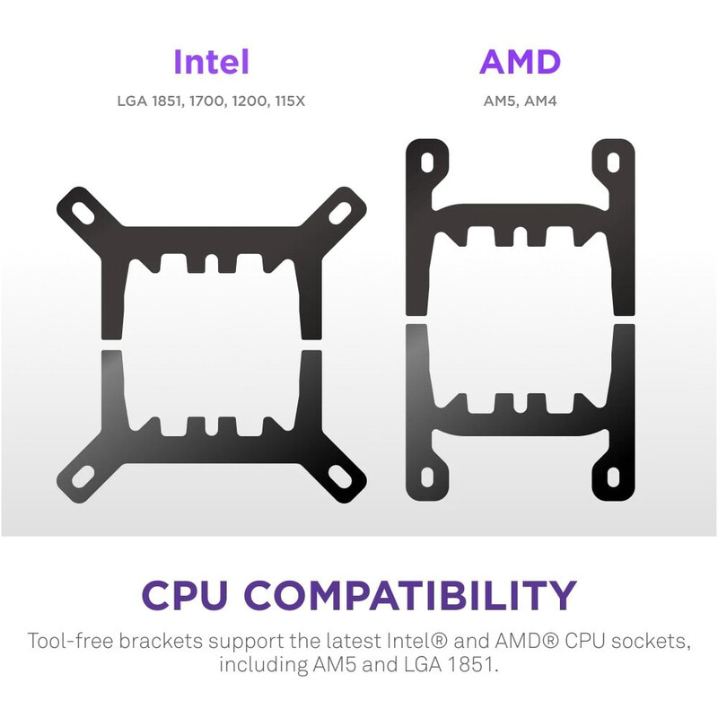 Система водяного охолодження NZXT Kraken Plus 280 Black (RL-KN280-B2)