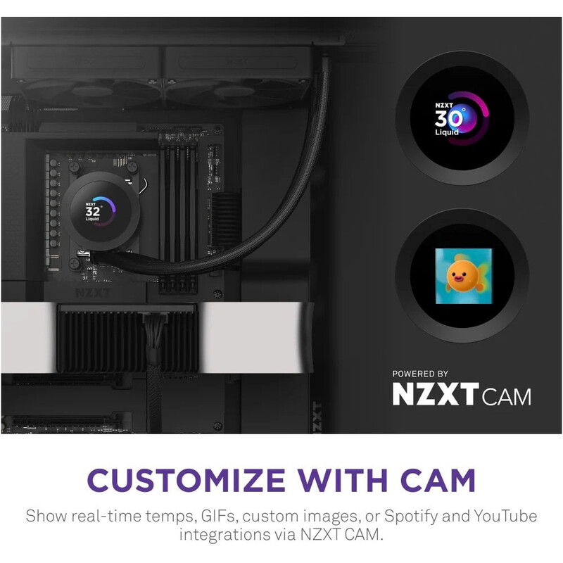 Система водяного охолодження NZXT Kraken Plus 280 Black (RL-KN280-B2)