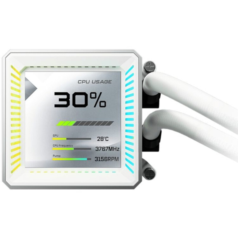 Система водяного охлаждения ASRock Steel Legend 360 LCD White (Steel Legend 360 LCD)