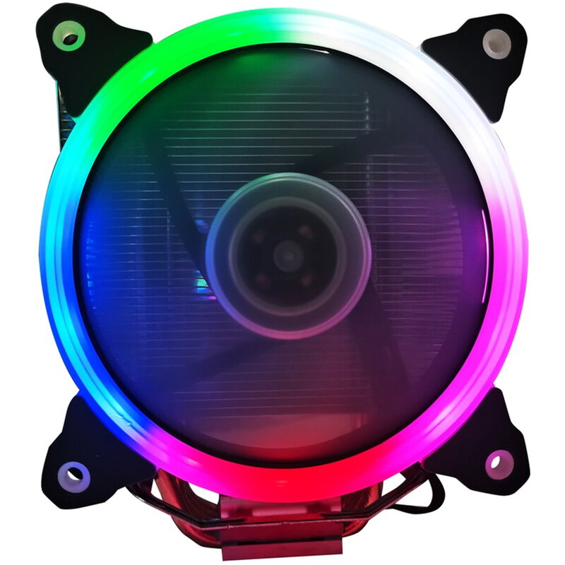 Кулер процесорний Gembird Huracan ARGB X130 Black (CPU-HURACAN-ARGB-X130)