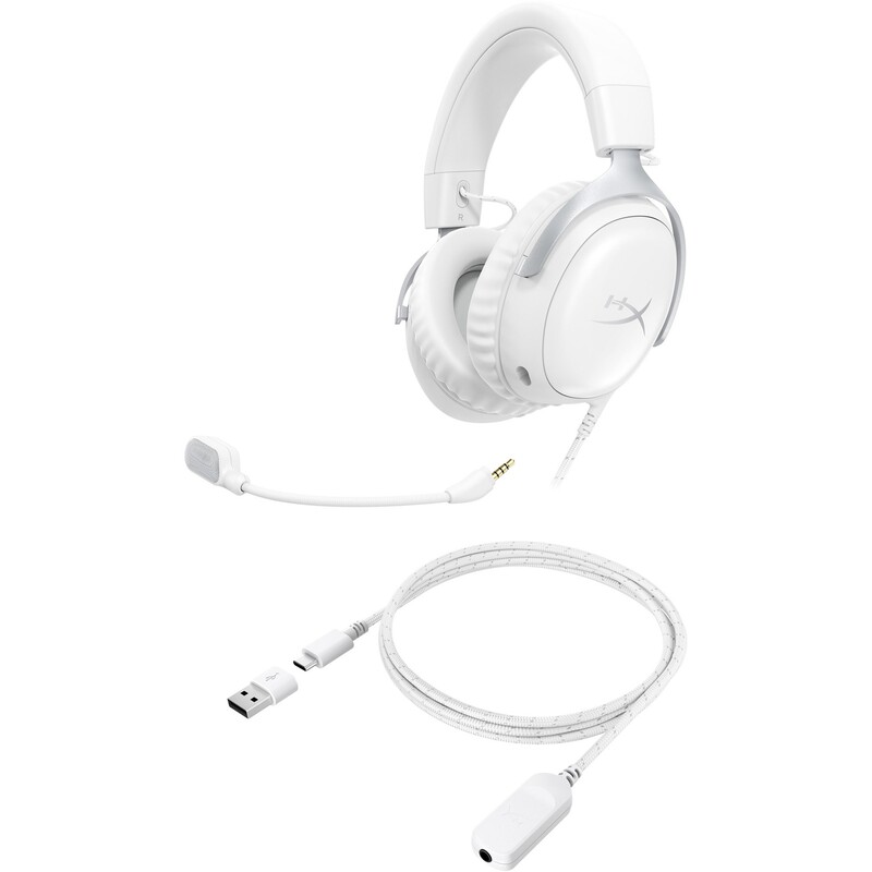 Гарнiтура HyperX Cloud III White (BS7C1AA)