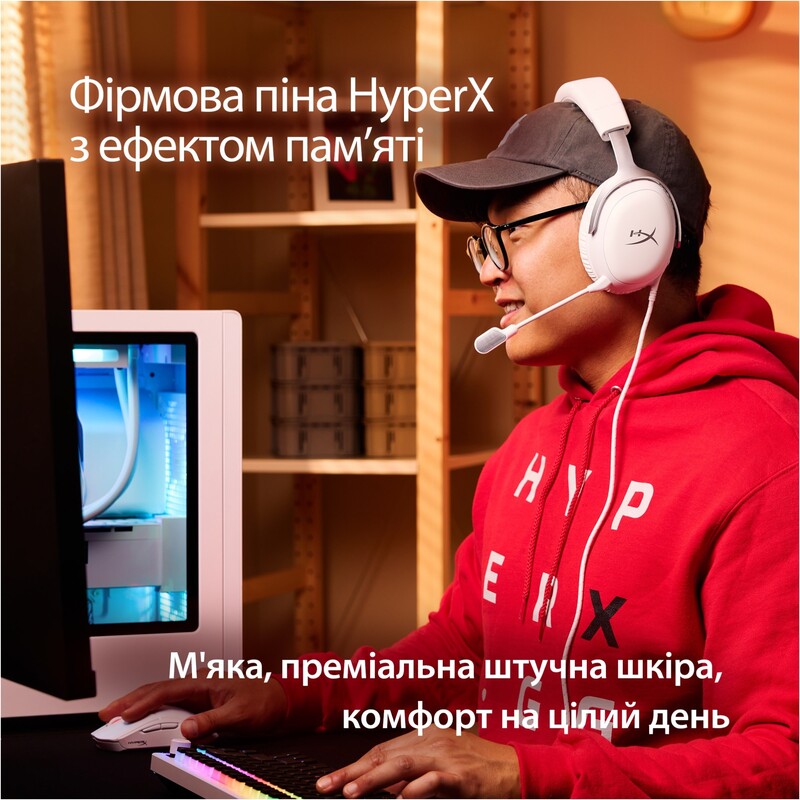 Гарнiтура HyperX Cloud III White (BS7C1AA)