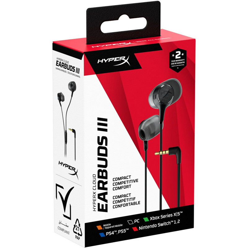 Гарнитура HyperX Cloud Earbuds III Black (BN7R9AA)